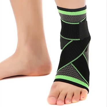 Компрессионная поддержка голеностопа с регулируемым ремешком для растягивания стопы, тендинита, подошвенного фасциита