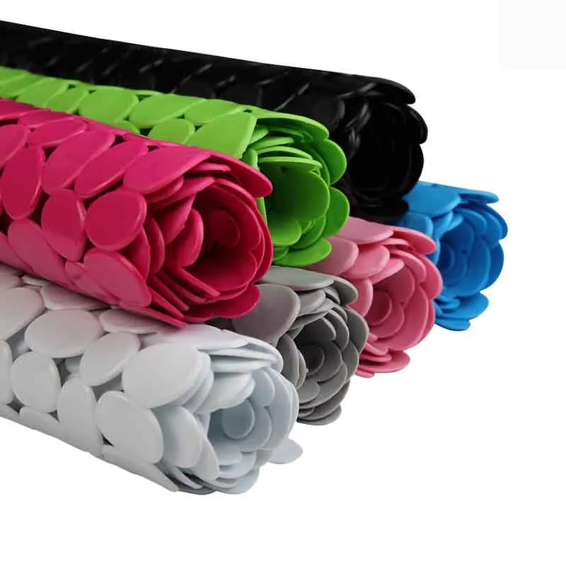 
Wholesale 100% PVC Stone Safety Bath Nonslip Mat with Suction Cups 