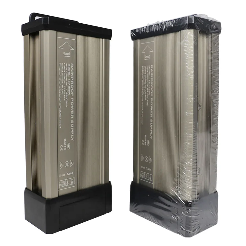 Outdoor Smps Ac 220v To 12v 24v Dc 200w 400w 600w 10a 12a 16a 20a 30a 50a Rainproof LED Switching Power Supply