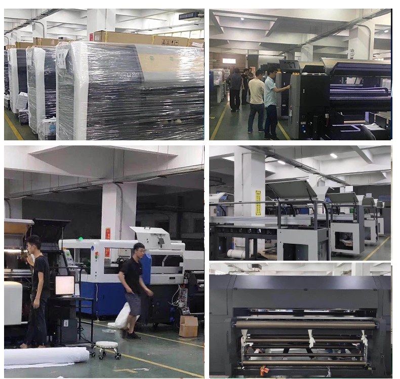 2000mm large format High Speed Industrial Sublimation Printer Textile With I3200 8 Head Industrial Printhead