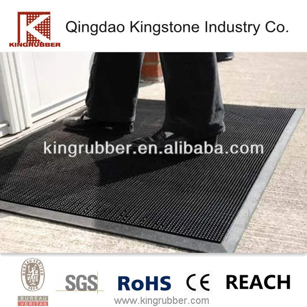 Best-selling High-quality Robust Long-lasting Rubber Mat Featuring Finger Protrusions for Disinfection Entrances
