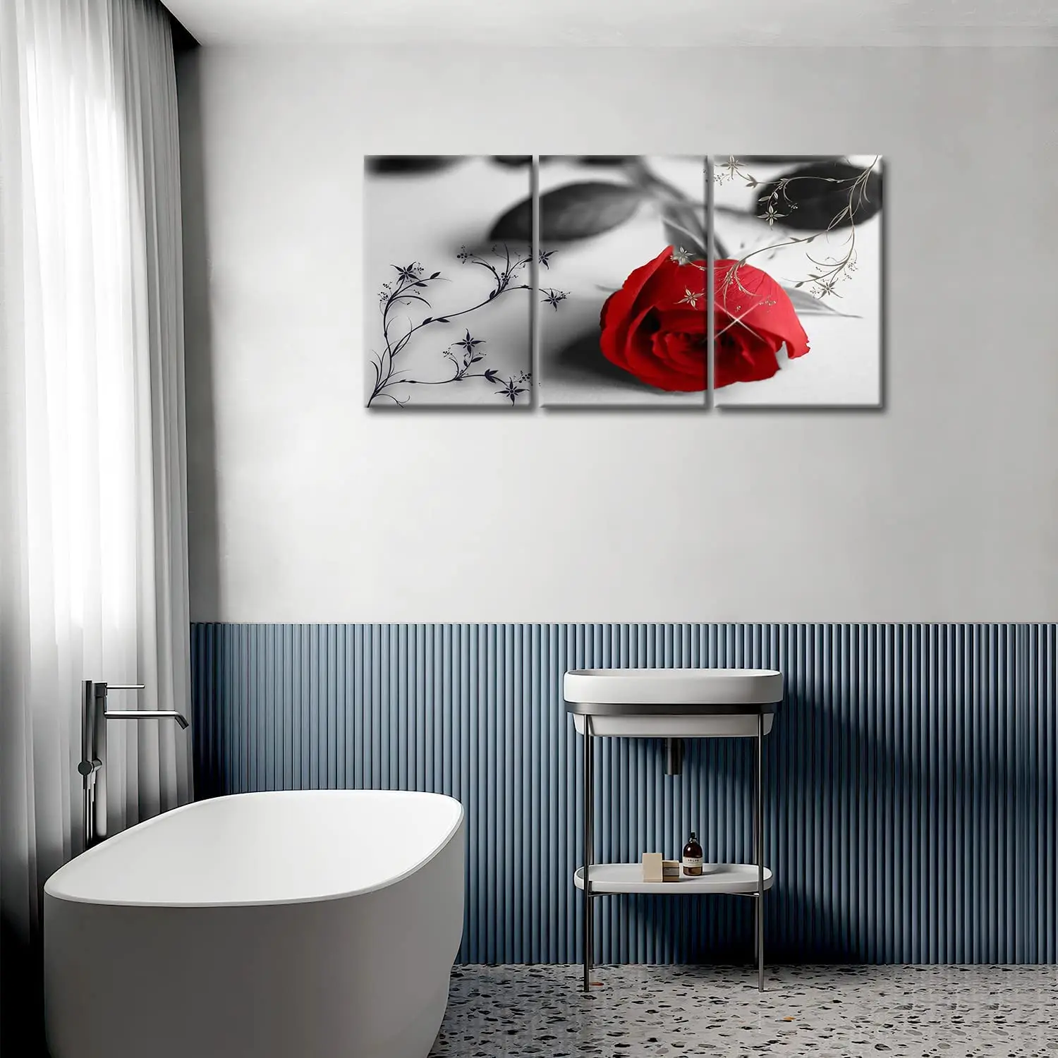 Red Rose Wall Art Decor Modern Painting Prints for Home paintings and wall arts decorative painting