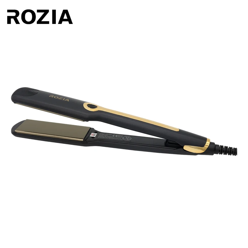 Rozia Ceramic flat Iron best professional mini flat irons hair straightener cream iron machine  hair  styling tools products