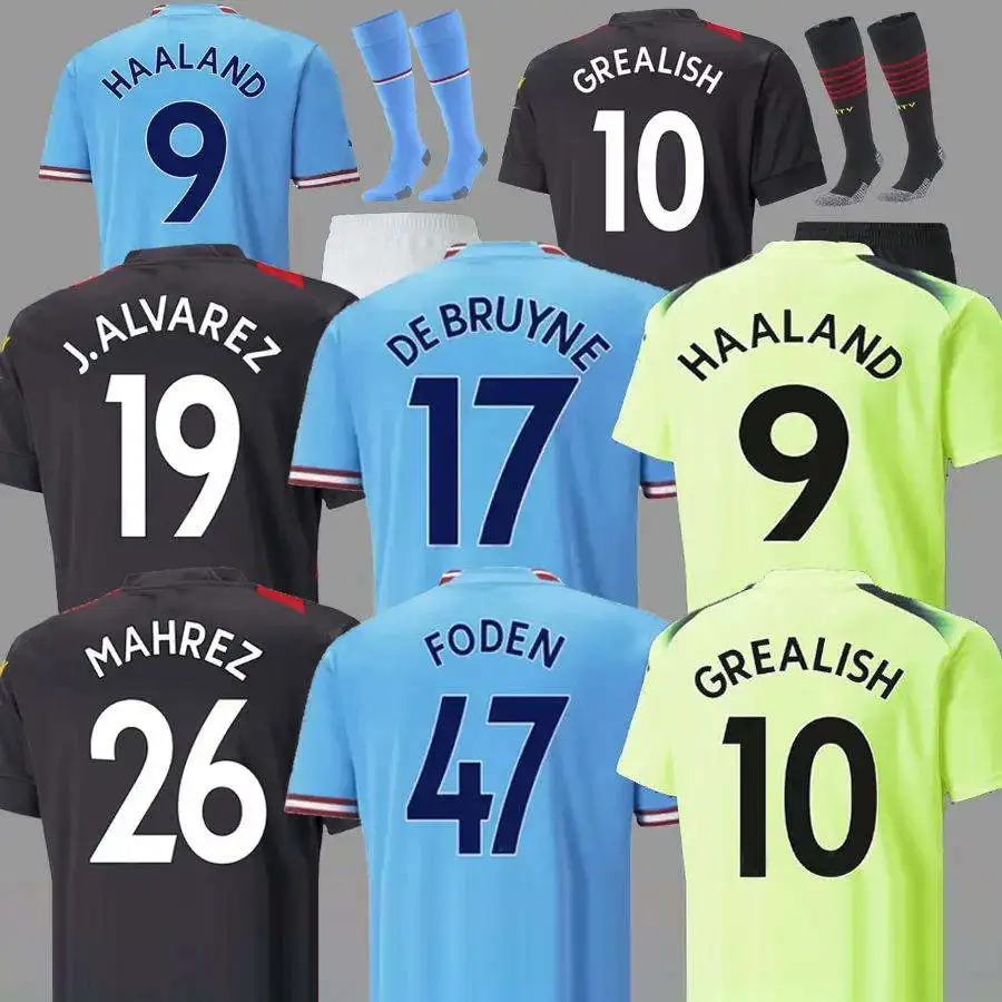 23-24 New season custom logo football club uniform  jersey soccer uniform set football sportswear men