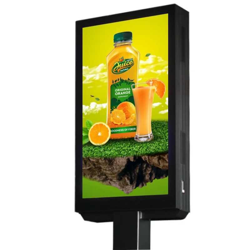 Hot Sale Outdoor LED Digital Billboard Light Pole for Street Advertising
