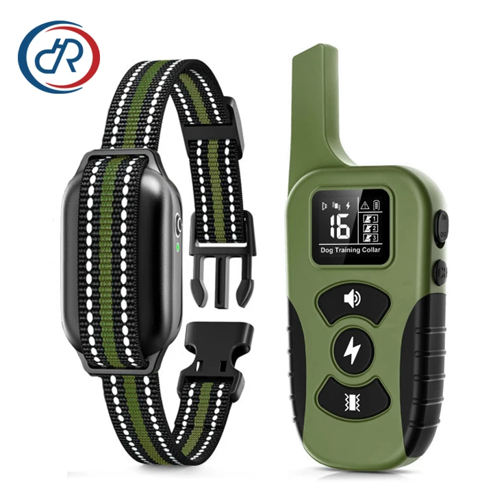 OKKPETS Rechargeable E-collars for Dogs Electronic Training Collars with Remote Waterproof Dog Shock Collar 3 Modes