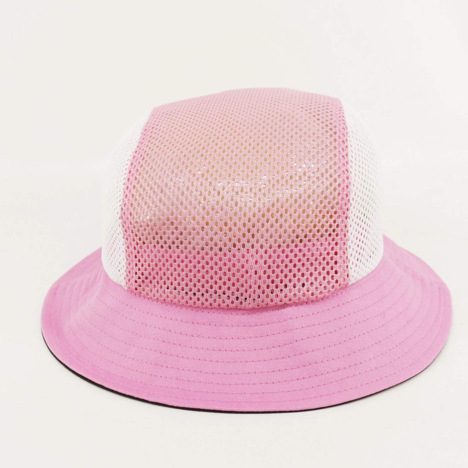 high quality designer bucket hat mesh plain dyed fisherman bucket hat with rope outdoor embroidery buckrt hat custom