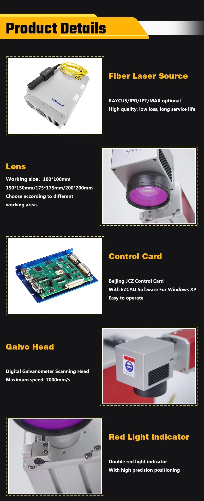 50w Portable mini small desktop split visual laser marking machine 30w For Jewelry Metal laser mark on stainless steel aluminum
