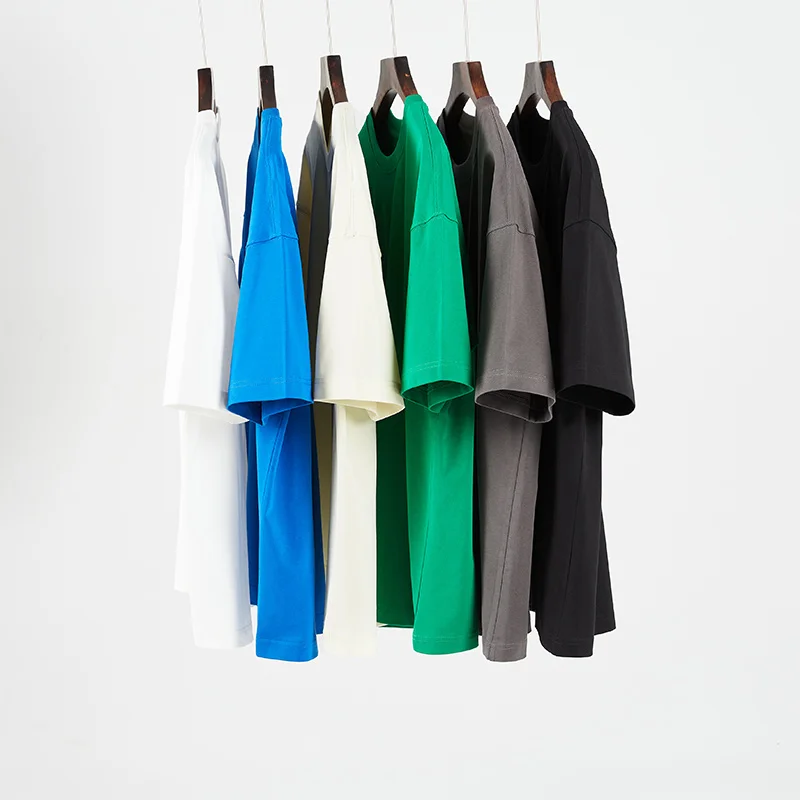 Tshirt 100 Cotton Blank Big And Tall Unisex Heavy Gym Screen Print High Quality Oversized Graphic Plus Size T shirts For Men