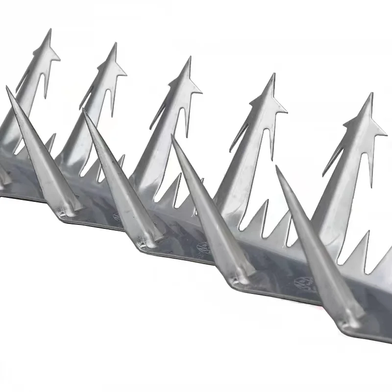 Animol control deterrent anti Climb Strips plastic thorn bird spike for pigeon hot dipped galvanized material