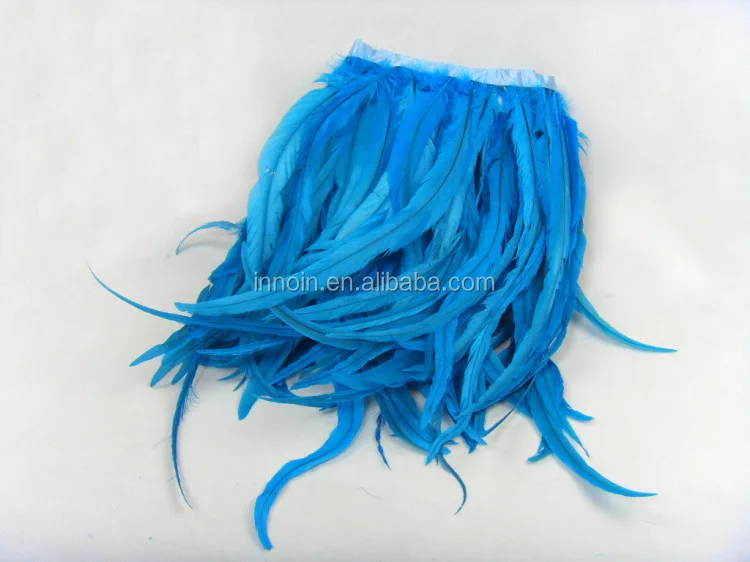 
Top Quality Rooster Feather Trim For Skirt/Dress Fringe Rooster Lace Trim 