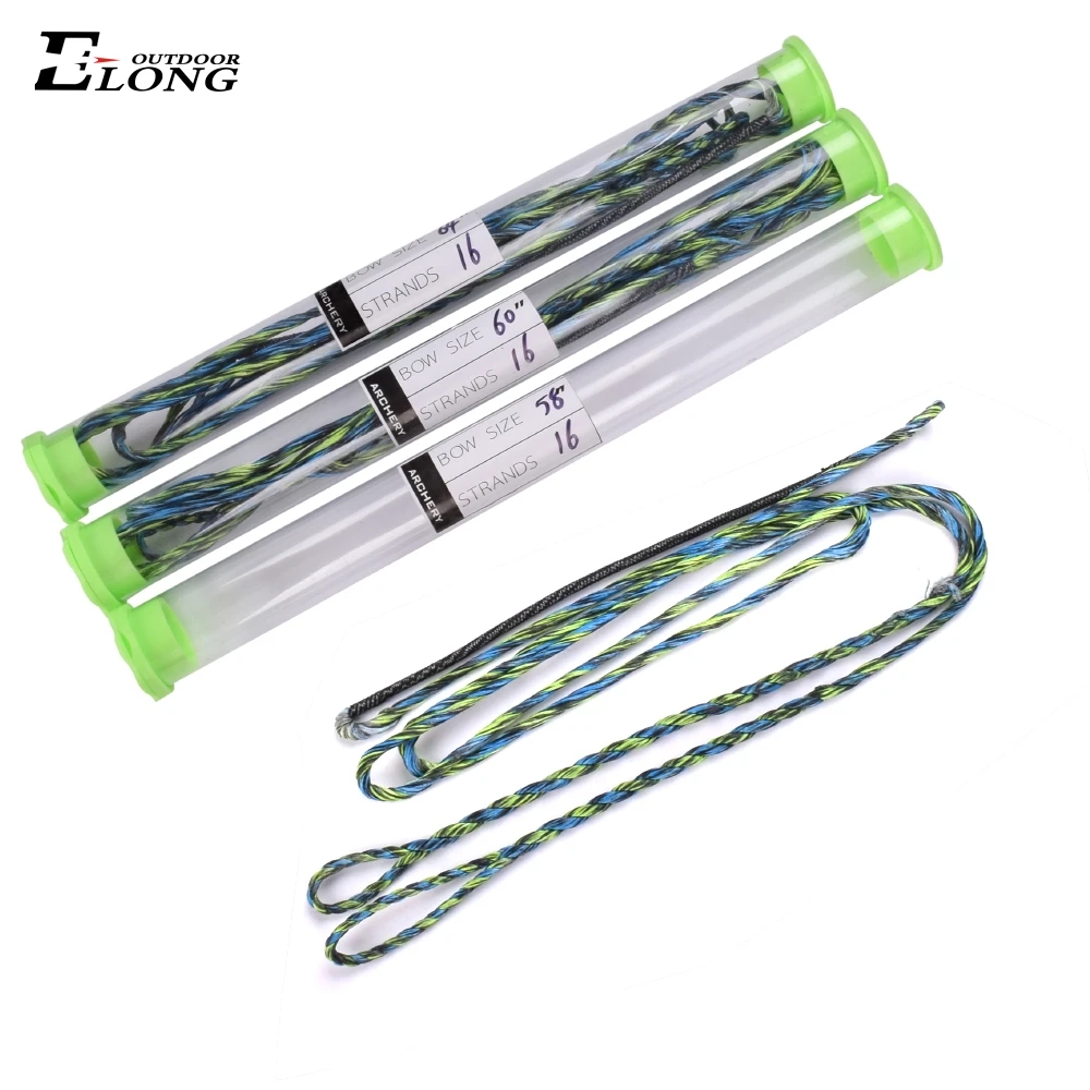 High Quality Customized Bowstring 12/14/16 Strands HMPE Material Archery Recurve Bow String