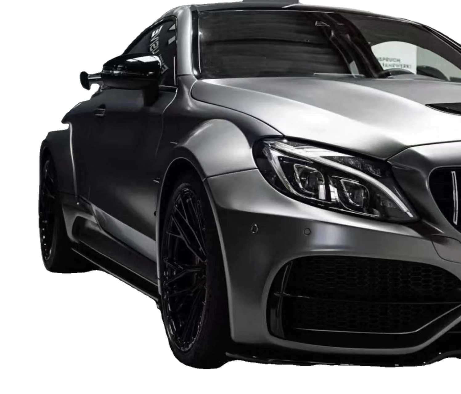 W205 C63/c class sedan /coupe PD style carbon/ FRP wide body kit for Mercedes 2015-on