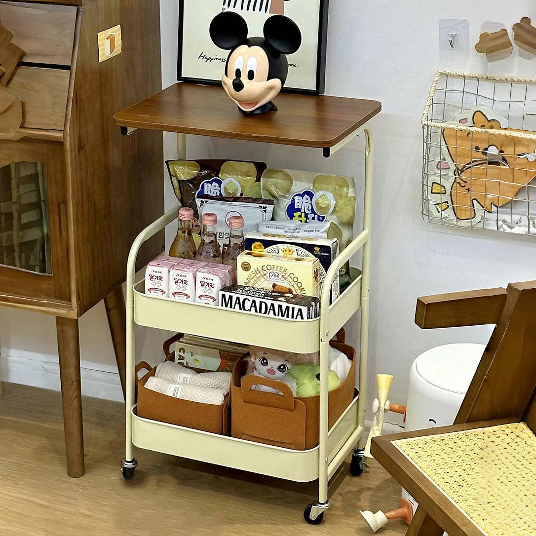 Multifunction 3 Tier Movable Utility Metal  Home Furniture Kitchen Storage Rack