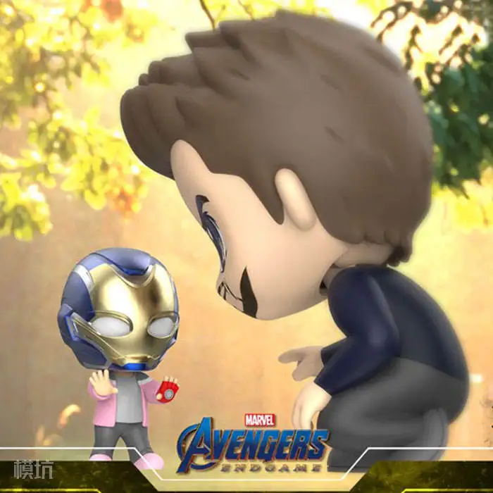 FMV054 MC Marvel Comics Avengerr IV Iron Mans Tony Stark & Morgan Stark Anime Action Figure Cartoon Statue Hot Toy Doll as Gift
