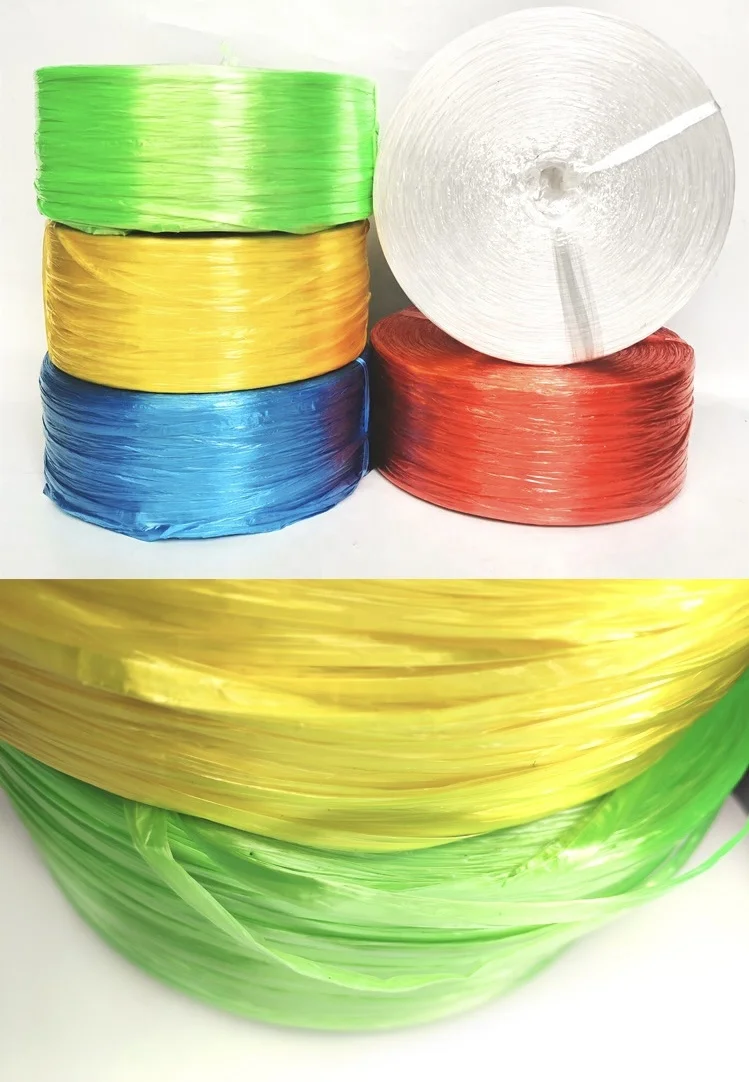 Biodegradable Polyester Nylon Colorful Plastic Rope Plastic Baler Twine for Packing