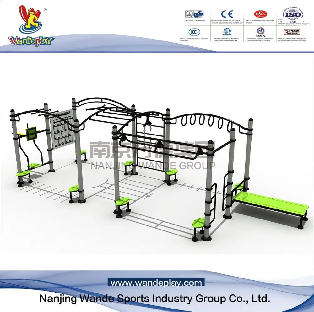 Креативное оборудование для занятий фитнесом на открытом воздухе