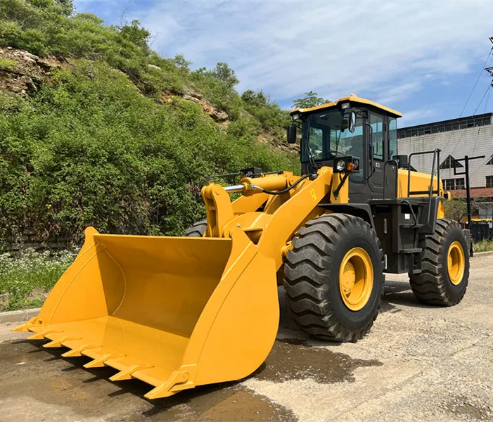 ZL50 Construction machine equipment 5ton front end wheel loader with quick hitch