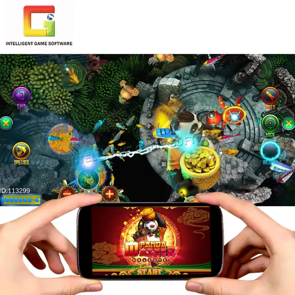 Fire Kirin Software Platform Brand New Version Panda Master Fish Game Crab King 3 Online App  Online Games