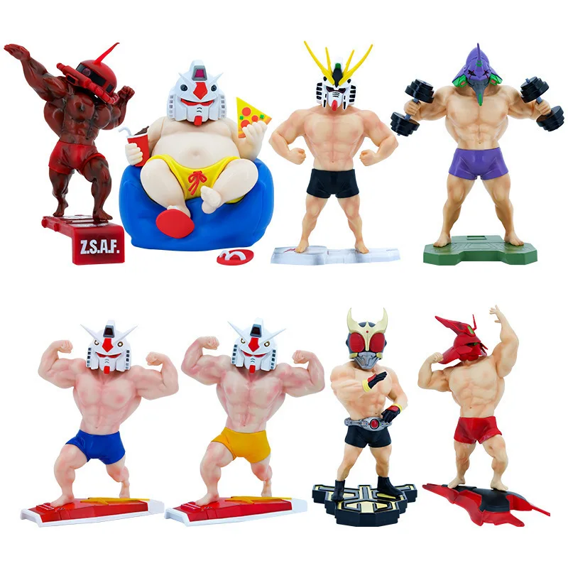 Anime Gundam New product PVC Action figures kids Toys hobbies Resin Crafts gift sets decoration for home
