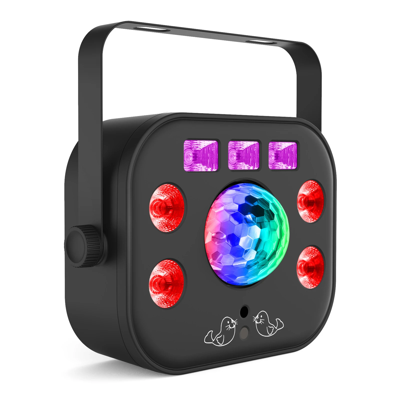 CrxSunny 60W 5 in 1 DJ Strobe Lights with RGBW Effect Party Stage Lighting For KTV Disco Nightclub Flash Light