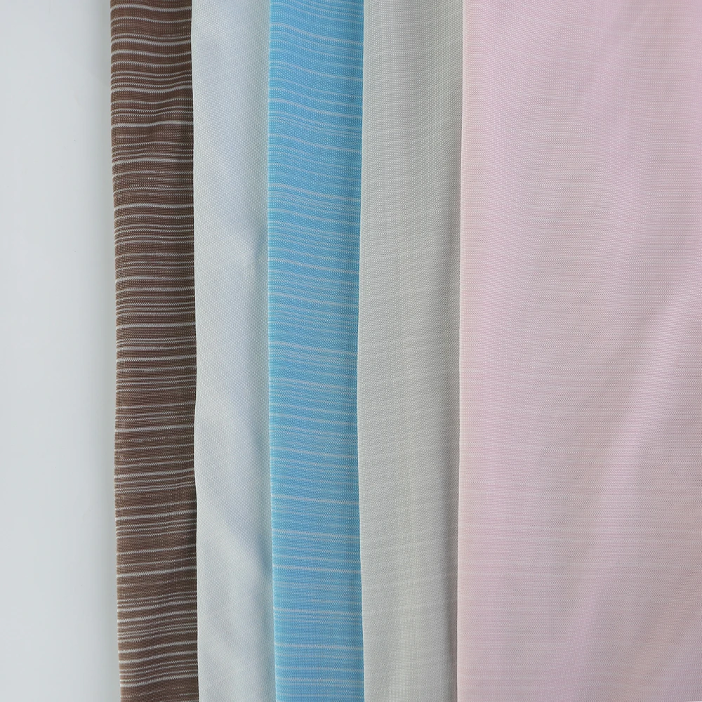 Cool and Smooth Feeling Striped China Textiles Polyester/Nylon Fabric For Pillow Cases