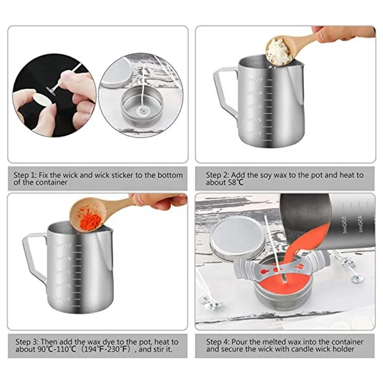 DIY Candle with hand Mold for Adult