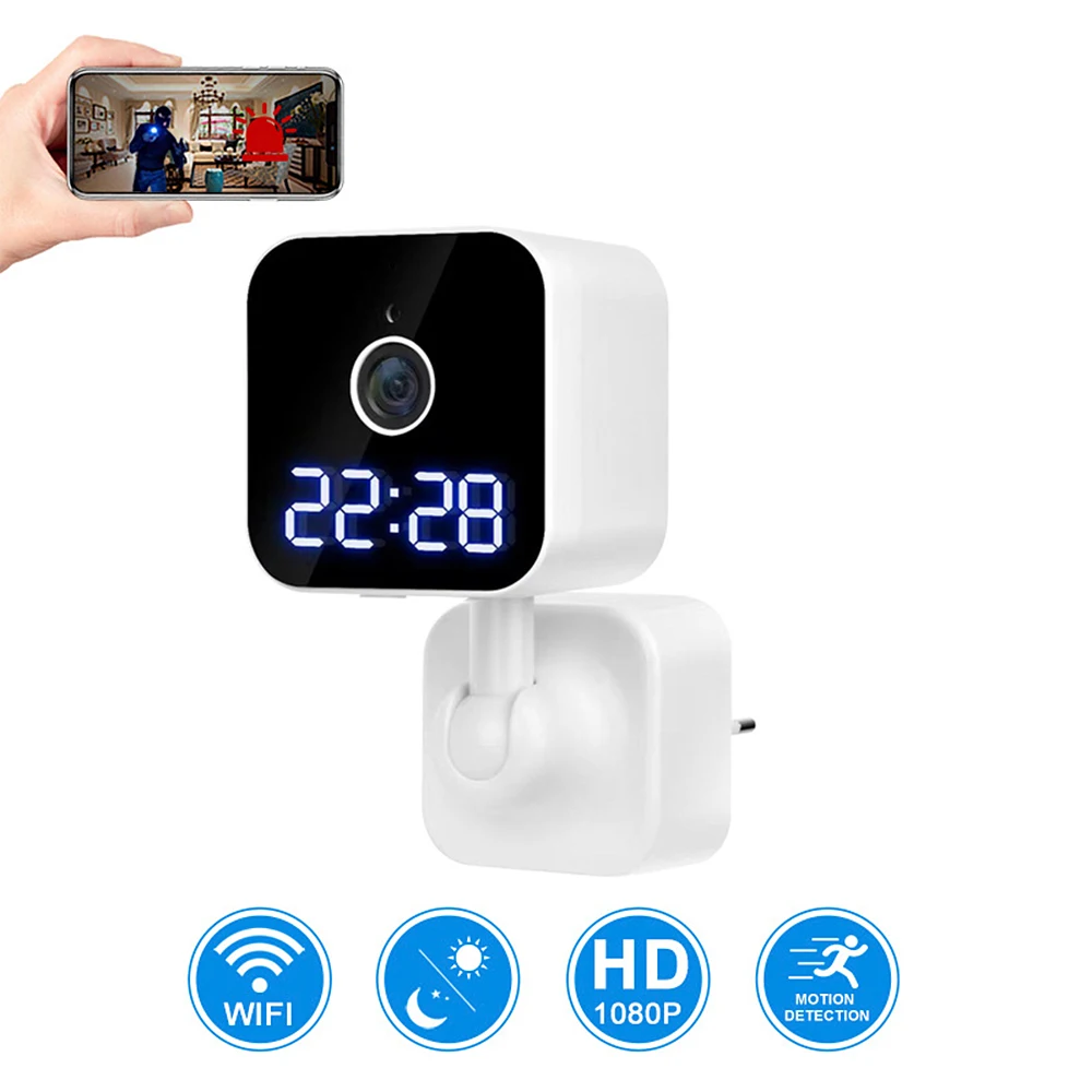 Камера Wi-Fi беспроводной домашней безопасности камеры 1080P ночное видение обнаружения пассивного ИК-Двусторонняя обратная связь мини камера
