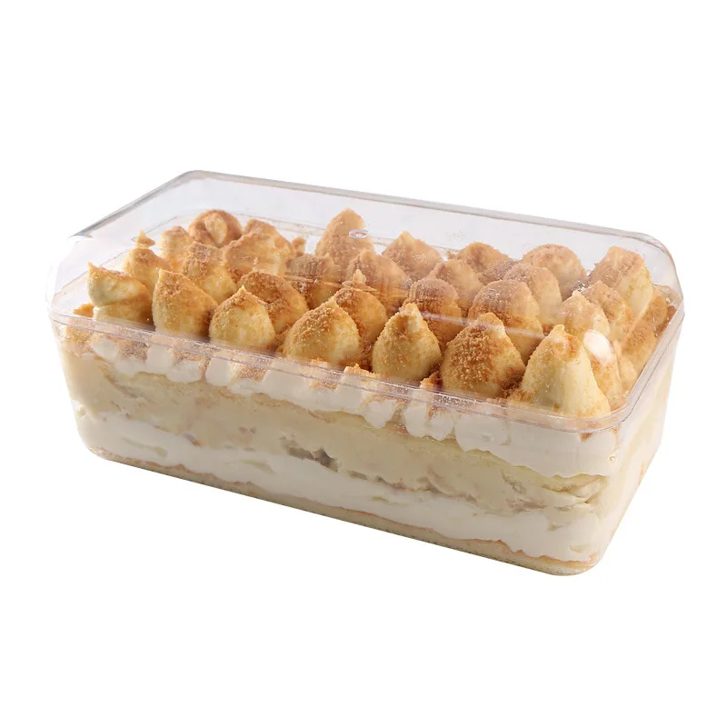 Wholesale Multi Sizes Transparent Circle Mini Cake Container Mousse Cake Box Plastic Clear Box With Lid