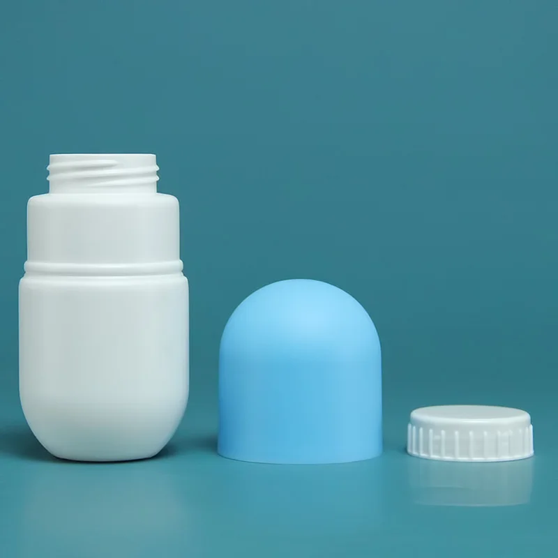 Wholesale Price Colorful Cylinder Shape  Capsule Vitamin Medicine Supplement  empty plastic capsule shaped bottle