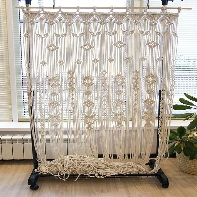 High Quality Macrame Curtain And Wedding Backdrop Manufacturer Supplier Whole seller from India