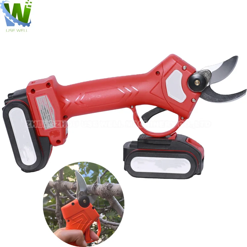 Best Qualtity Garden Bypass Electric Grafting Pruner Ratchet Branches Cutting Pruning Shears Scissors Hand Pruners Cutting Tools