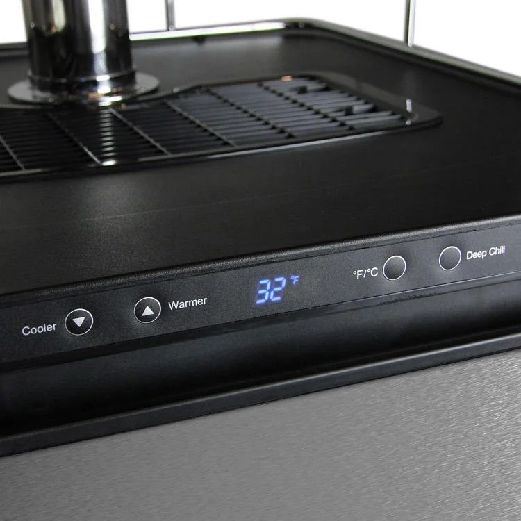 hot selling Beer Dispenser with single tap Digital Temperature display beer cooler