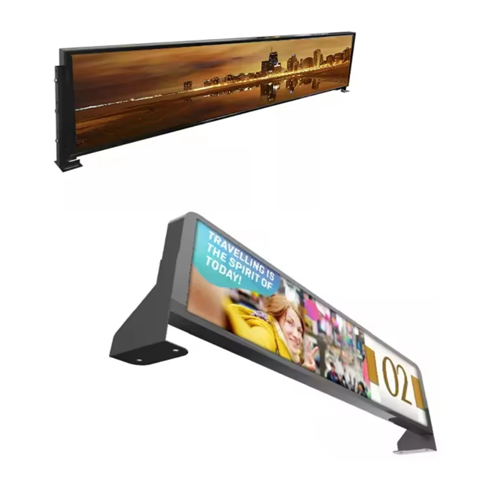 Bus Rear Led Display Advertising Screen Large Coach Omnibus Vehicle Led Color Rear Window Advertising Screen Line Sign Screen