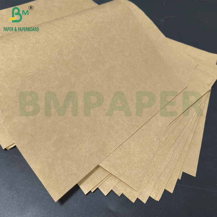 Прочная небеленая высокопроизводительная бумага 90gsm мешок крафт-бумага