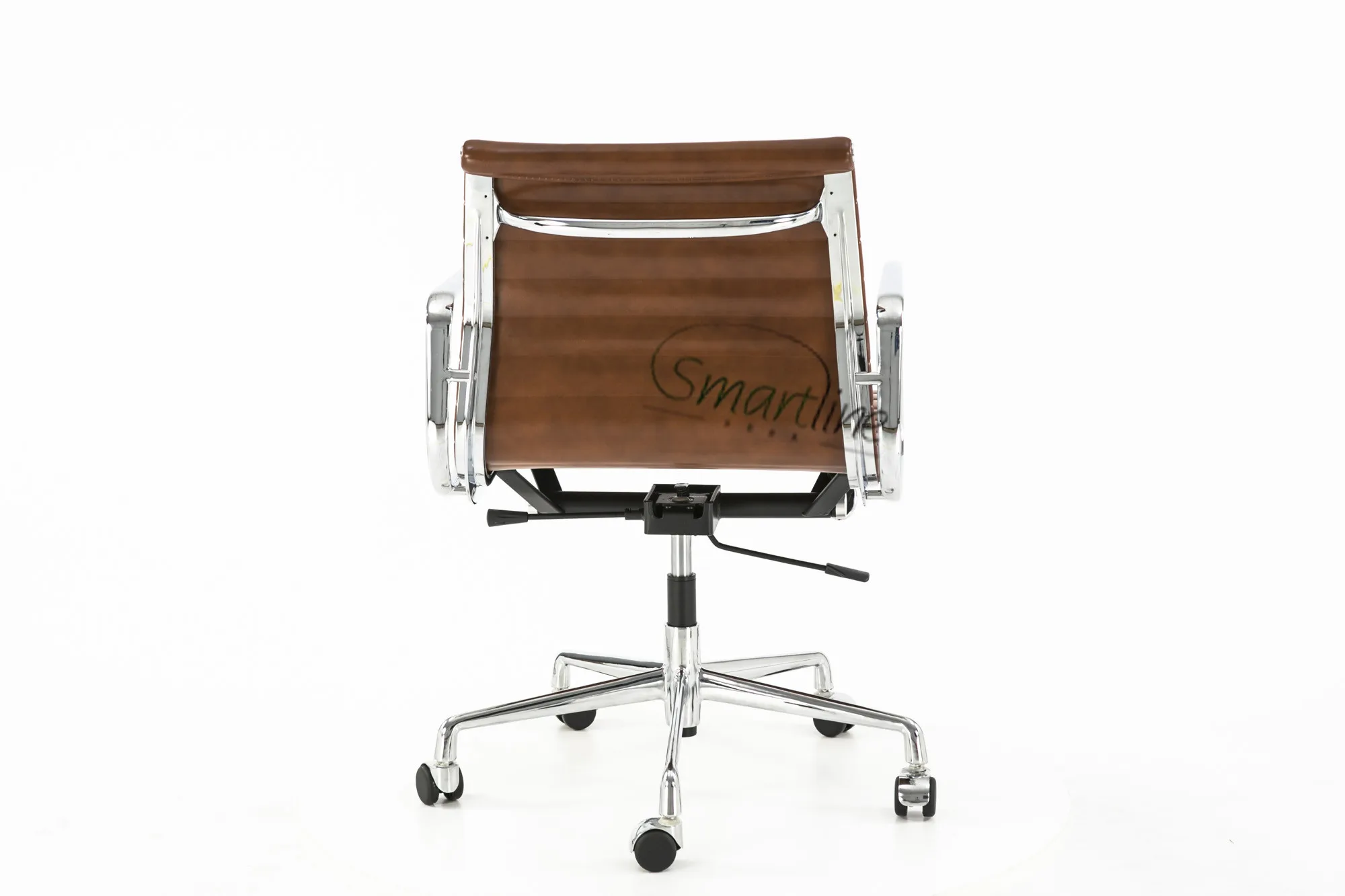 Dark Tan 117 style genuine Leather office chair for home and office