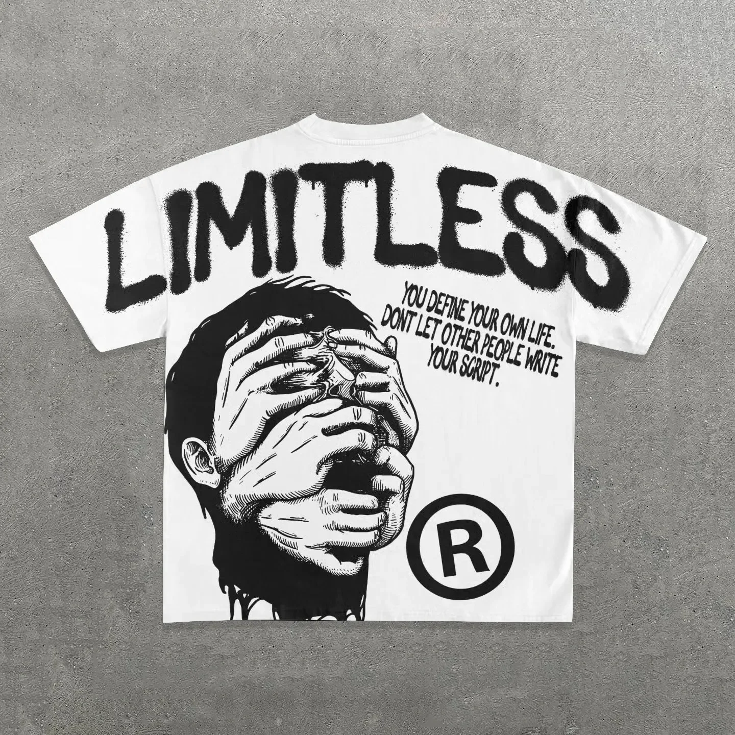 Мужская хлопковая Футболка большого размера