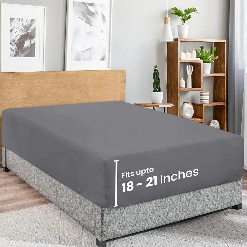 Queen Size Deep Pocket Full Size Waterproof Bed Cover Mattress Protector Quilted Fitted Bed Sheets Microfiber for Queen Size Bed