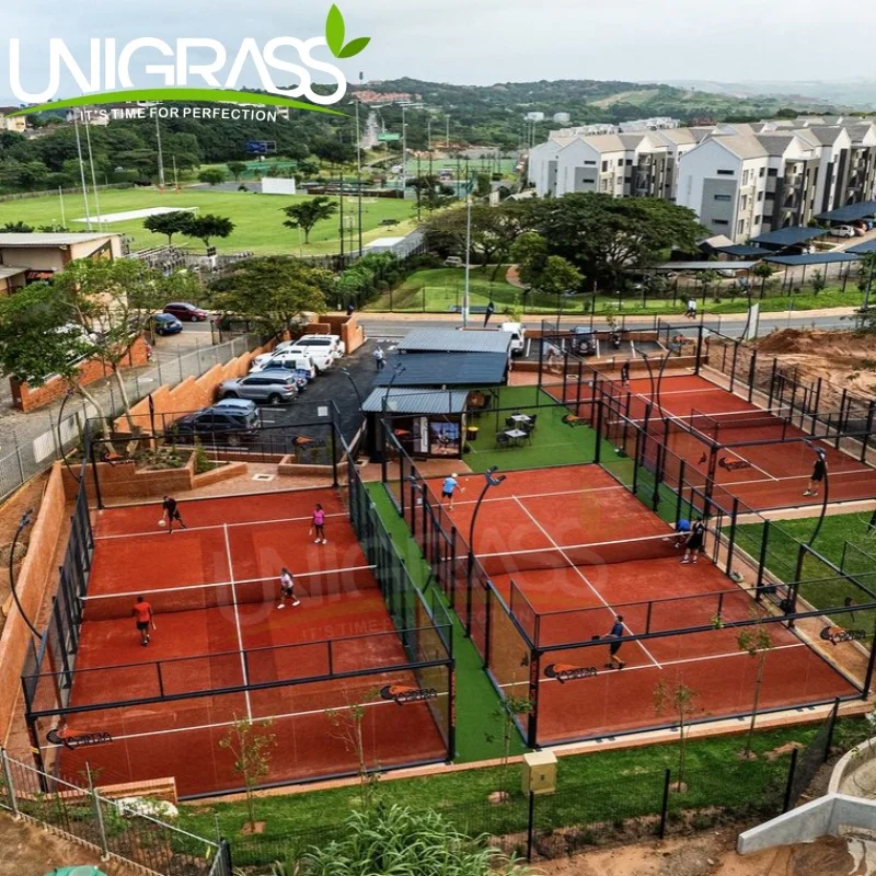 UNI 10*20M  Factory Sale Easy To Install  Panoramic Padel court Chile Popular Paddle Tennis Court