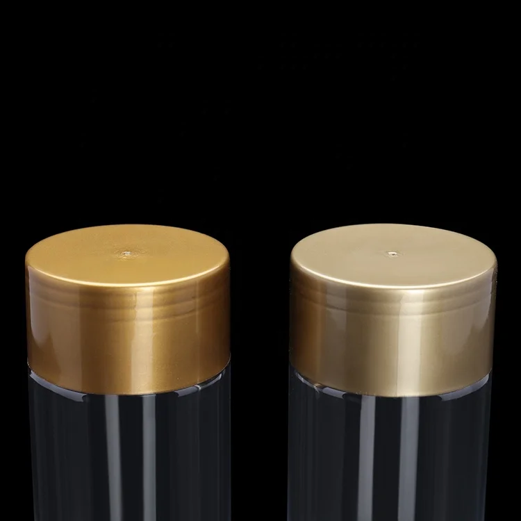 Wholesale Gold Tall Plastic Storage Jars with Lids 260ml 470ml 16 oz