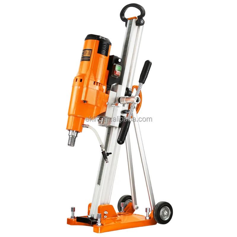 Ekiiv 405MM professional bore drilling reinforced concrete Vertical Stand Press Drilling diamond core drill machine with bracket