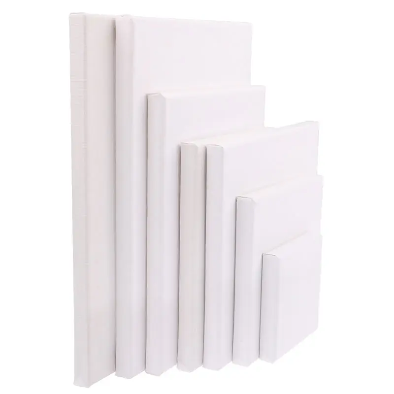 100% Cotton Blank Canvas Frame Different Sizes White Stretched Painting Canvas for Art Painting