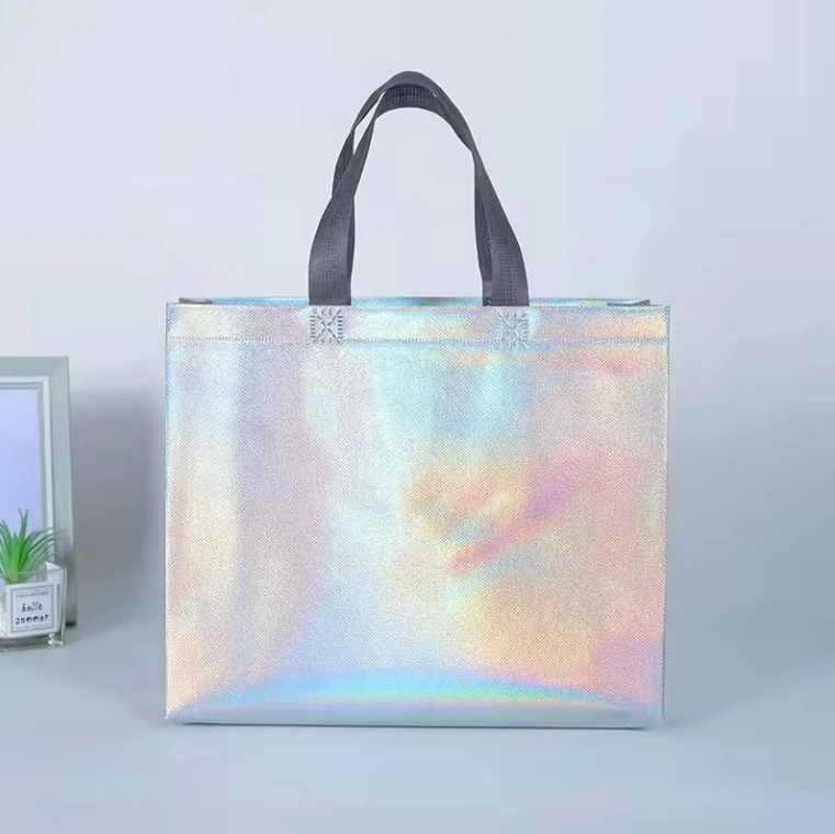 Custom Environmentally Friendly Inexpensive Reusable Non-Woven Daily Shopping Bags With Logo