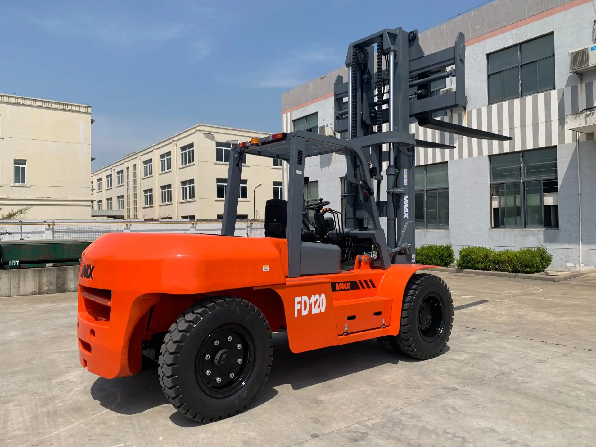New heavy 12 ton side shifter forklift /new toyota engine diesel forklift price