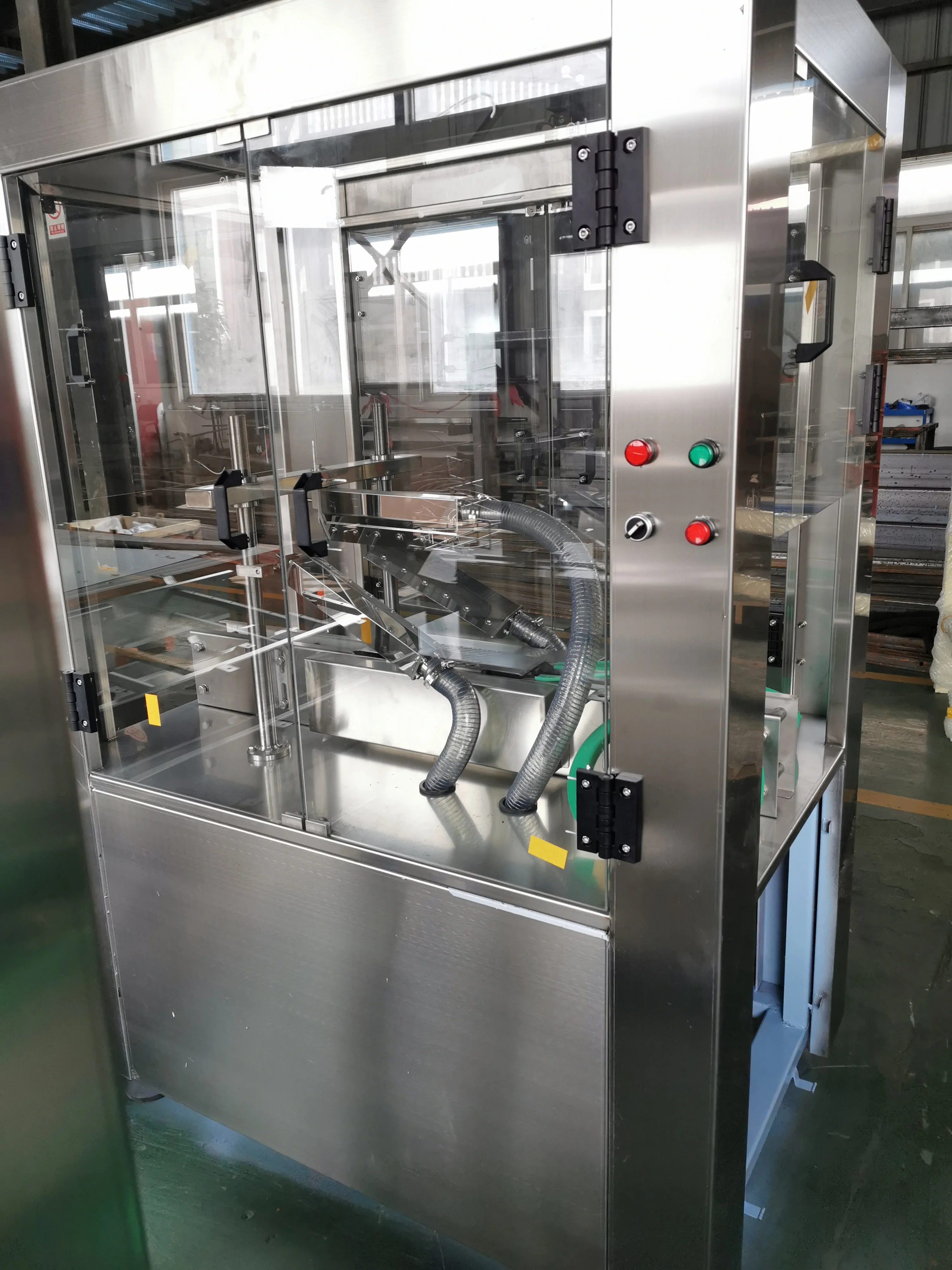 
air blowing tin can/bottle dryer with 4 air knife 