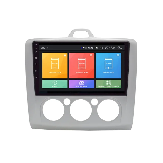 
Android 9 car dvd 3G 4G WIFI Radio player video multimedia audio stereo gps navigation for ford focus 2007-2011 