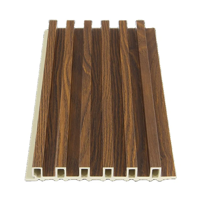 Coowin Modern Style Wood Plastic Composite Material wpc fluted panel Design wall panels interior home decoration
