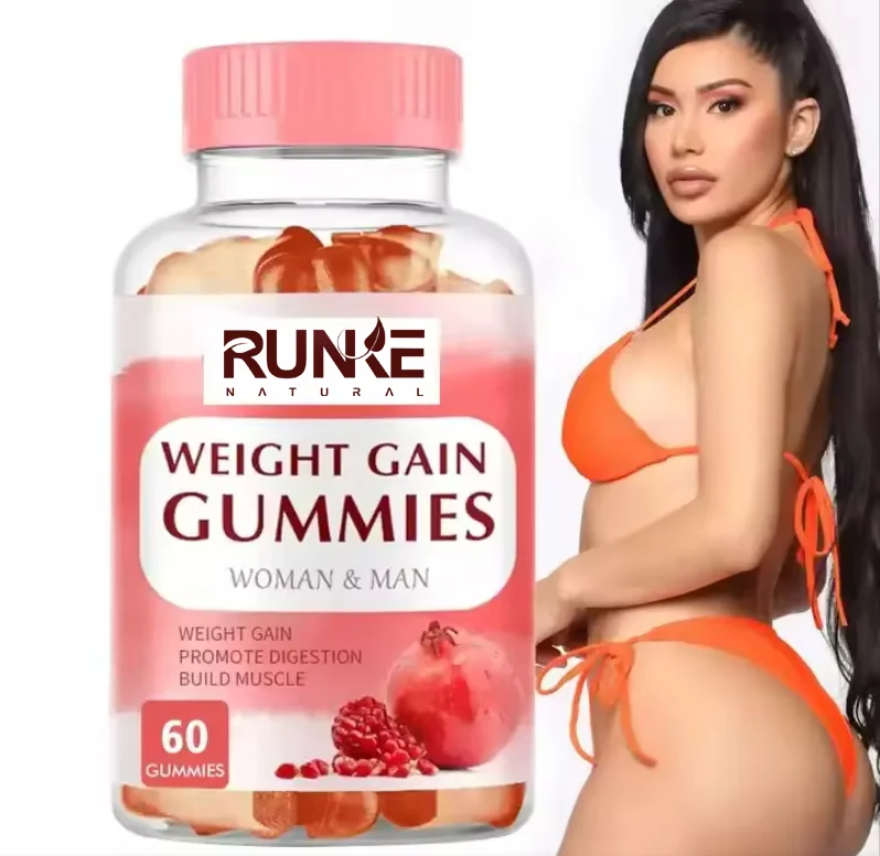 China Manufacture Private Label Fast Weight Gain Supplement Natural Effective Enhance Appetite Health Care Gain Weight gummies