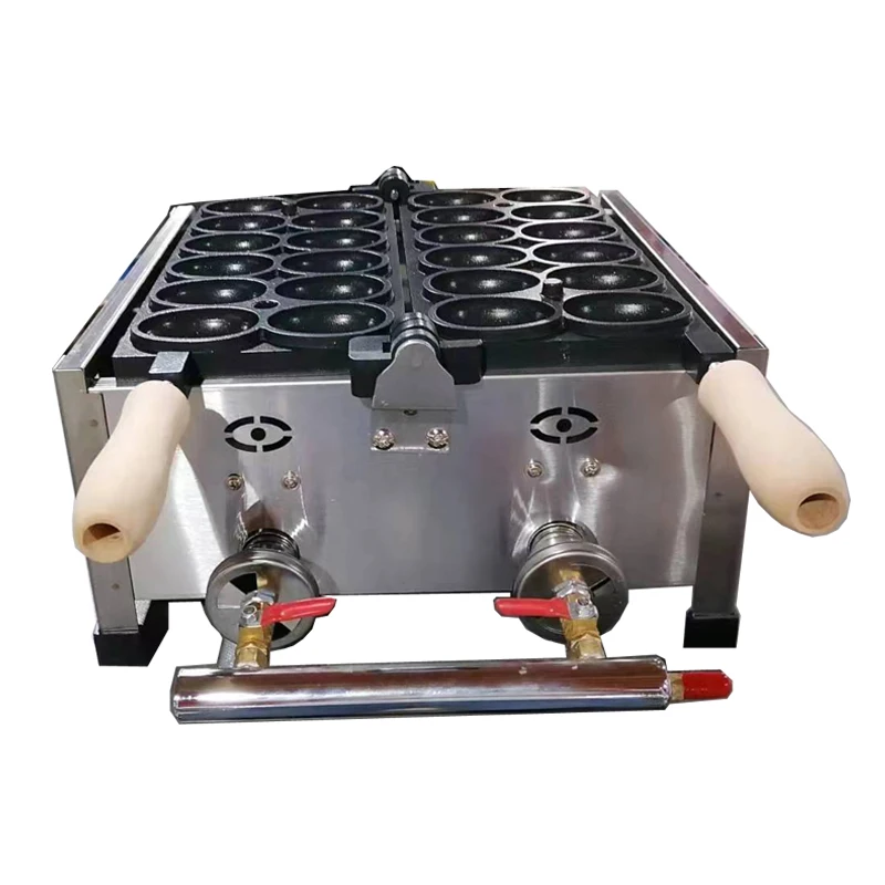 Commercial 12 Holes Egg Shaped Waffle Makers Waffle Making Machine Goose Egg Cake Machine Non-Stick