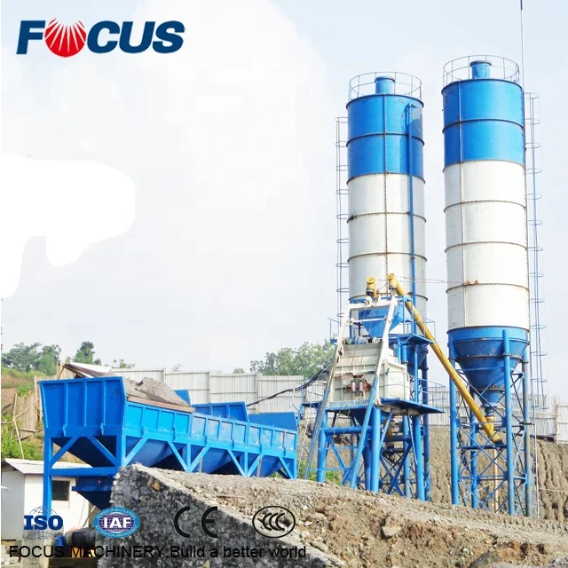 25m3/h mini mix concrete batching plant for sale